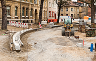 Symbolbild Ausbaubeitraege: Straßenbaustelle