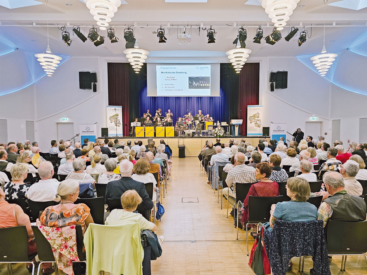 Landesverbandstag: Publikum im Saal