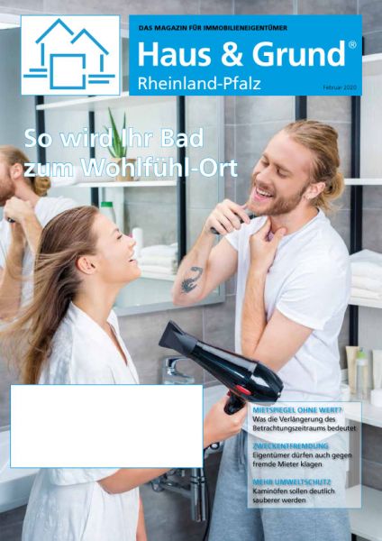 Cover des Mitgliedermagazins Haus & Grund Rheinland-Pfalz