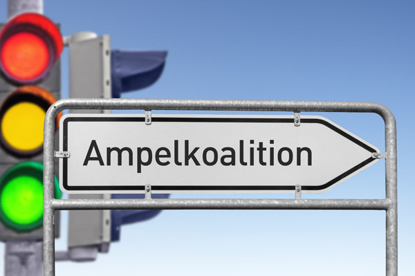 Symbolbild Koalitionsvertrag: Ampel